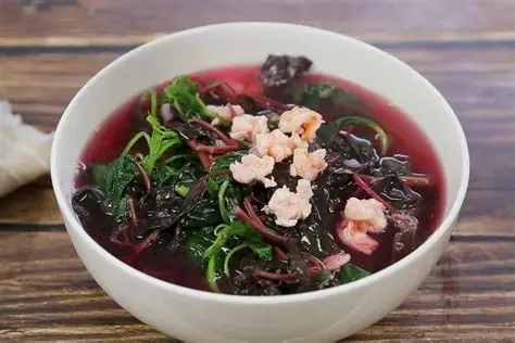 canh rau dền