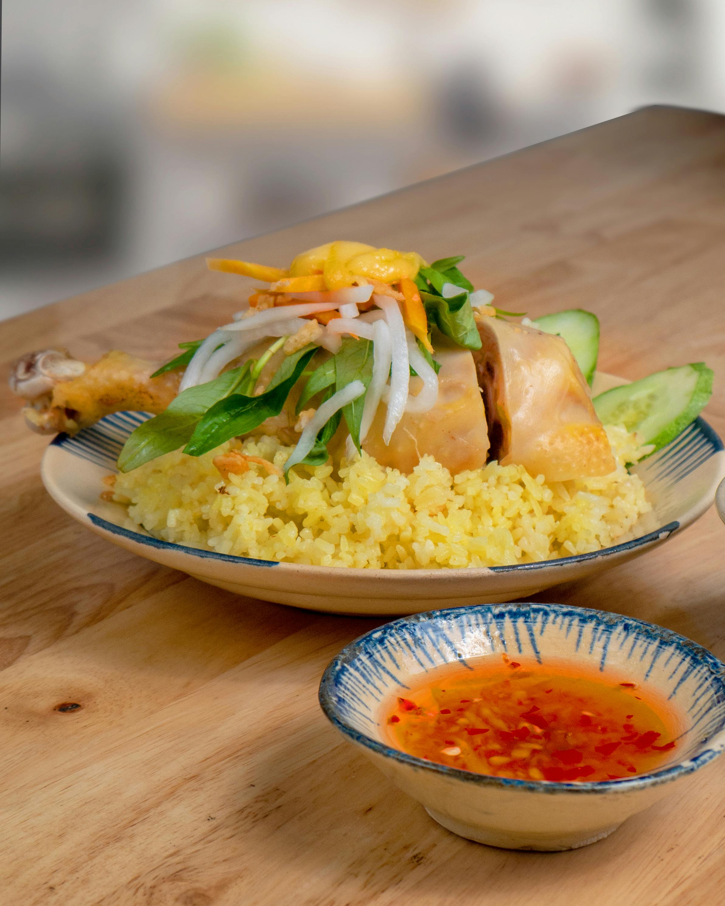 Cơm gà luộc